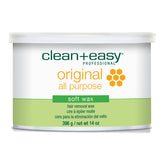 Clean+Easy Professional all-purpose soft wax container on a white background