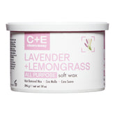 C+E Lavender + Lemongrass soft wax container on a white background