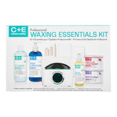 C+E Professional Waxing Essentials Kit packaging on a white background
