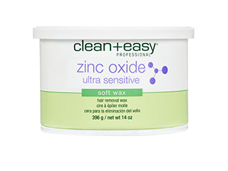 Wide view of Clean + Easy Ultra Sensitive Soft Wax in 14 ounce container