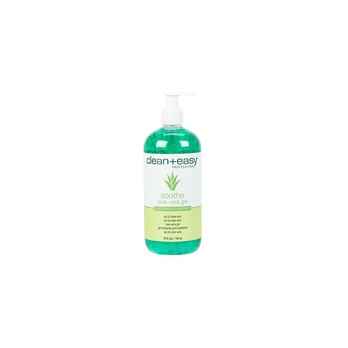 Clean + Easy Aloe Vera Gel – Post-waxing soothing gel with aloe vera. Hydrates and refreshes skin after hair removal.