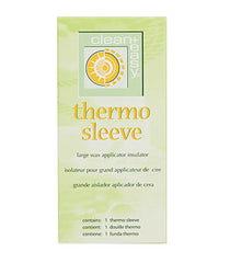 Frontage of Clean + Easy Thermo Sleeve pack with text