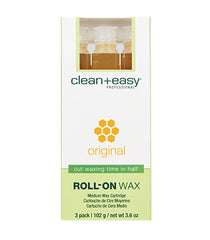 Front view of a Professional Roll On Wax in Original pack with detail text