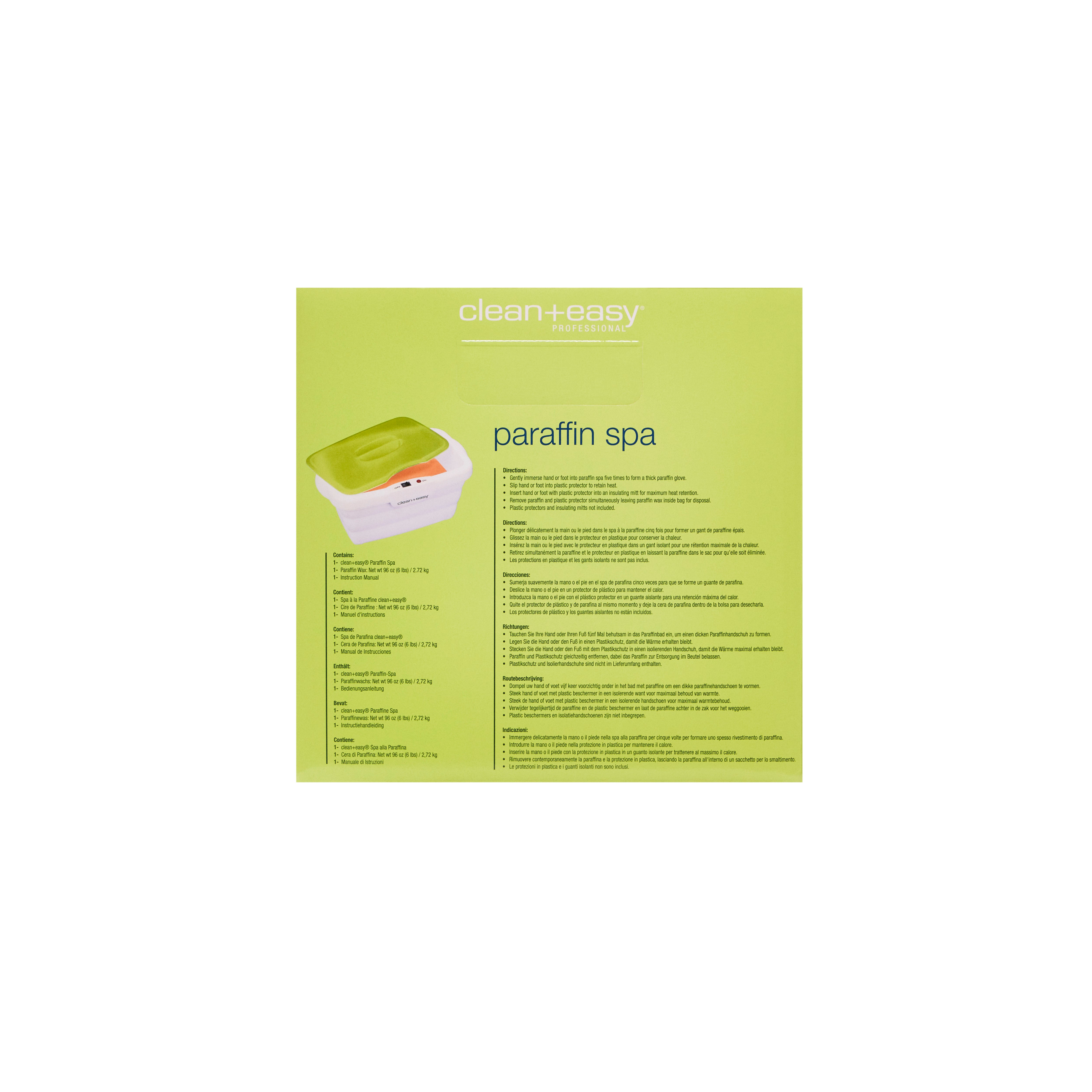 clean+easy ハンドパラフィンパック デジタルスパ Clean+Easy Digital Paraffin Spa – Therapeutic Wax Treatment