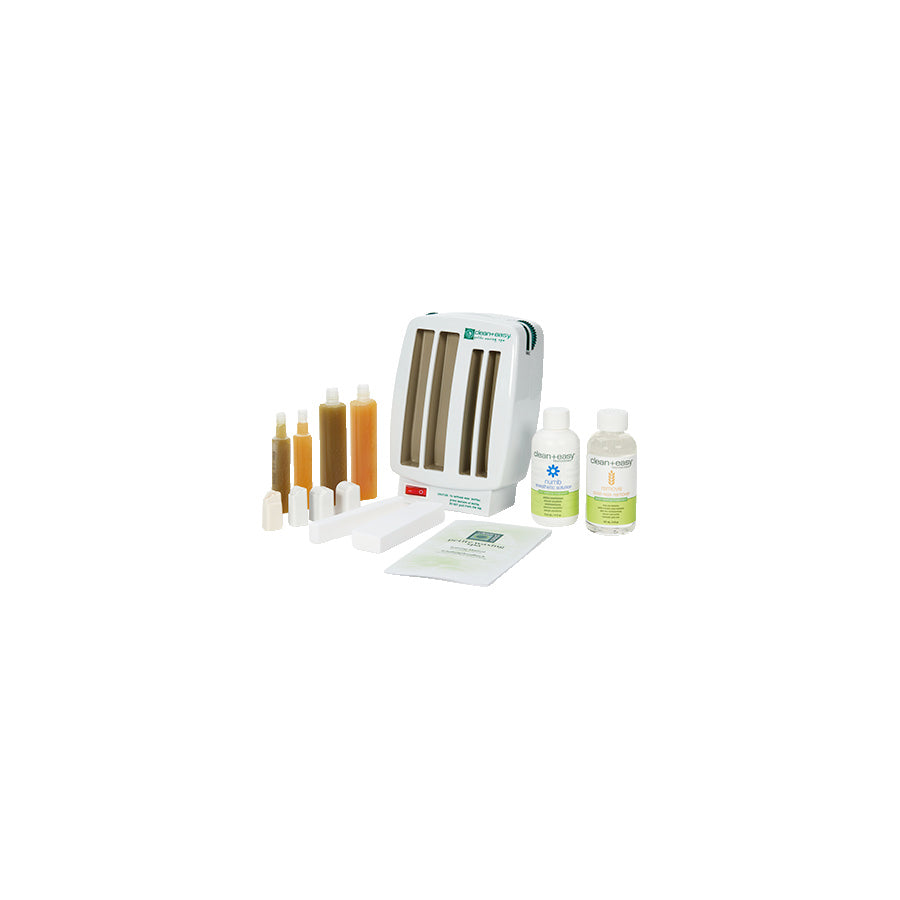 Collection of Clean+Easy products on a white background