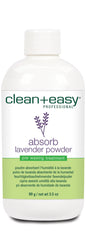 Bottle of Absorb Lavender Powder pre waxing treatment