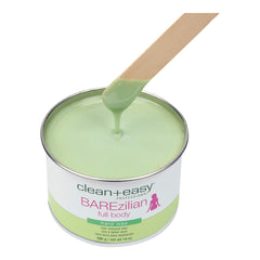 Clean+Easy Barezilian full body hard wax container on a white background