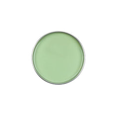 Top View of Clean + Easy BAREzilian Hard Wax tin filled with smooth, green hard wax for professional hair removal.